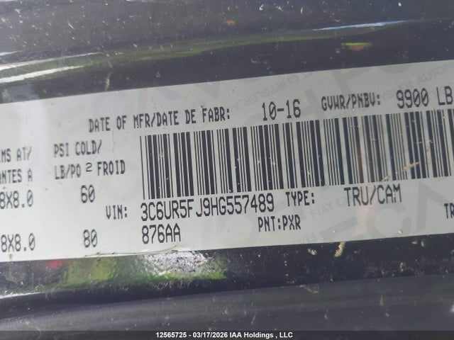 3C6UR5FJ9HG557489 RAM 2500 Laramie