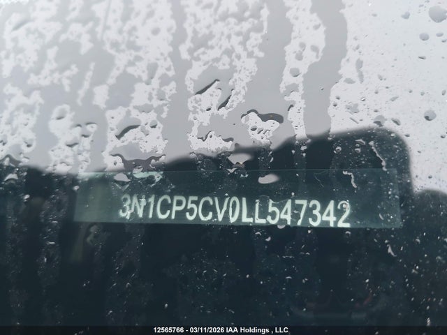 12565766 :رقم المزاد ، 3N1CP5CV0LL547342 vin ، 2020 Nissan Kicks Sv مزاد بيع