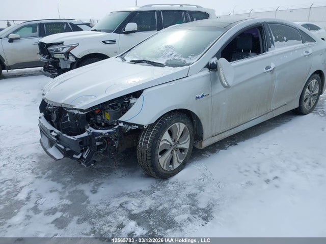 12565783 :رقم المزاد ، KMHEC4A41FA137520 vin ، 2015 Hyundai Sonata Hybrid/limited مزاد بيع