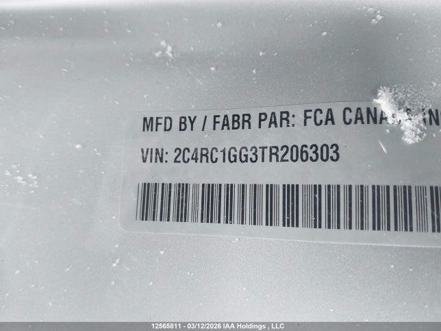 2C4RC1GG3TR206303 Chrysler Pacifica Limited