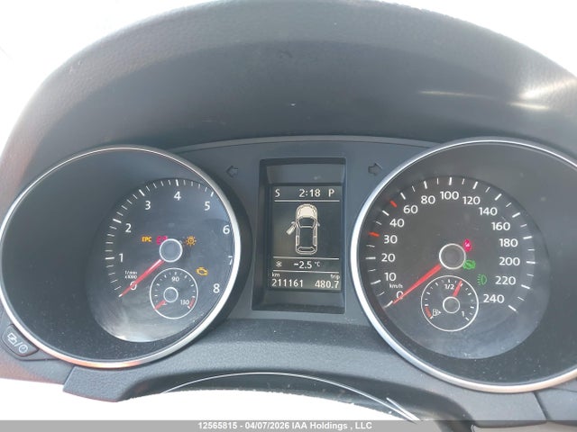 12565815 :رقم المزاد ، WVWDA7AJ3DW129089 vin ، 2013 Volkswagen Golf 2.5l Comfortline/2.5l Highline/2.5l Trendline/wolfsburg Edition 2.5l مزاد بيع