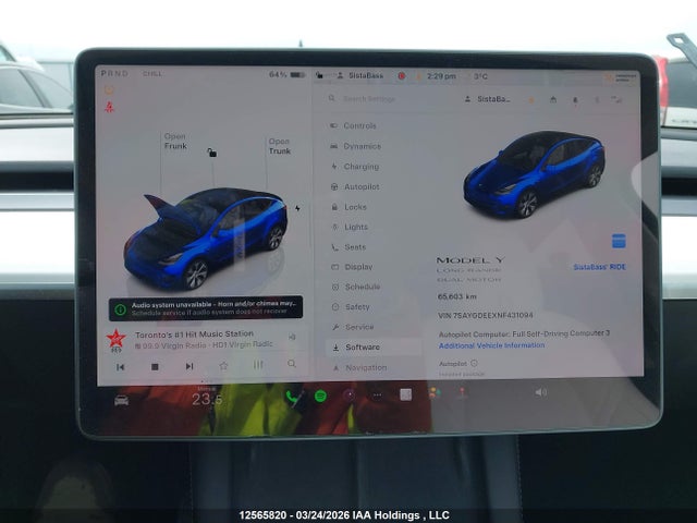7SAYGDEEXNF431094 Tesla Model Y Long Range