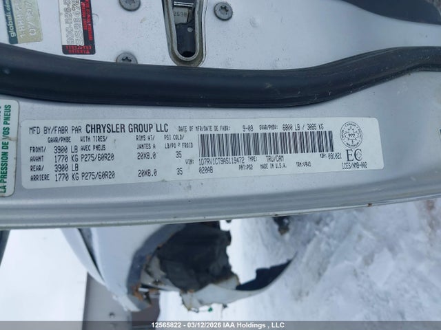 Aukcja sprzedaży 2010 Dodge Ram 1500 Slt/sport/trx, vin: 1D7RV1CT9AS119472, numer aukcji: 12565822