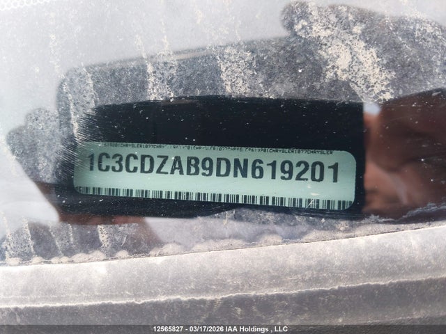 12565827 :رقم المزاد ، 1C3CDZAB9DN619201 vin ، 2013 Dodge Avenger Se مزاد بيع