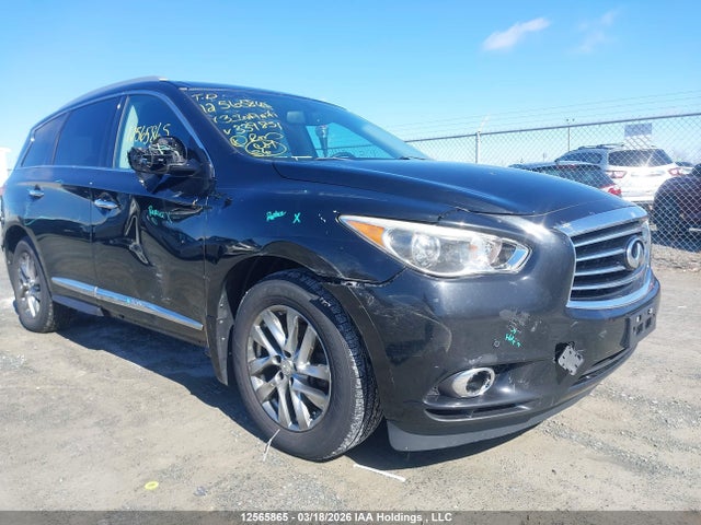 2013 Infiniti Jx35 მანქანა იყიდება აუქციონზე, vin: 5N1AL0MM9DC339851, აუქციონის ნომერი: 12565865