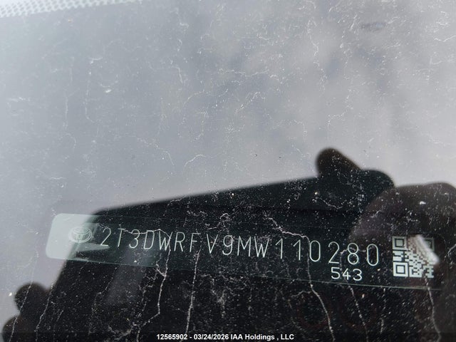 2021 Toyota Rav4 Hybrid მანქანა იყიდება აუქციონზე, vin: 2T3DWRFV9MW110280, აუქციონის ნომერი: 12565902