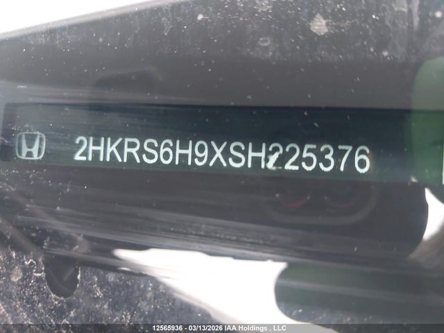 2HKRS6H9XSH225376 Honda Cr-v Touring Hybrid