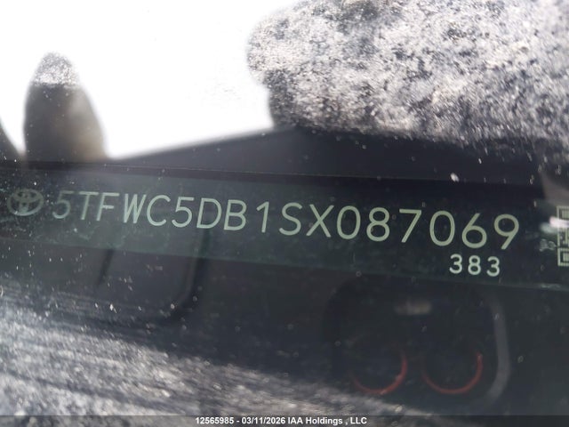 Продаж на аукціоні авто 2025 Toyota Tundra Hybrid Limited 4x4, vin: 5TFWC5DB1SX087069, номер лоту: 12565985