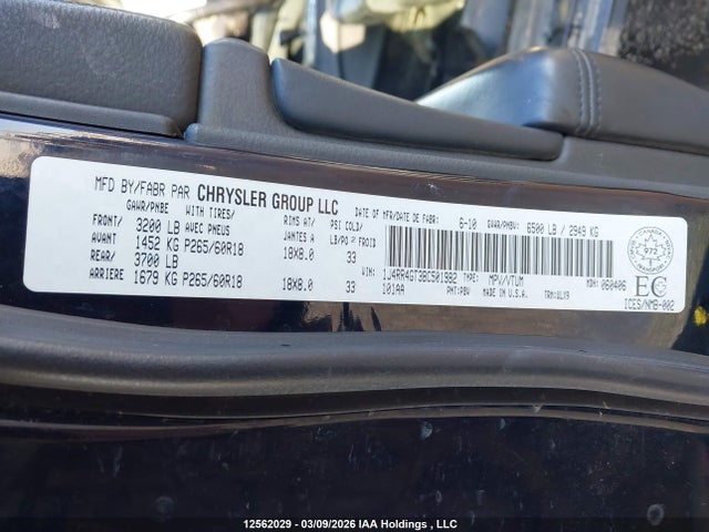 Aukcja sprzedaży 2011 Jeep Grand Cherokee Laredo, vin: 1J4RR4GT3BC501982, numer aukcji: 12562029