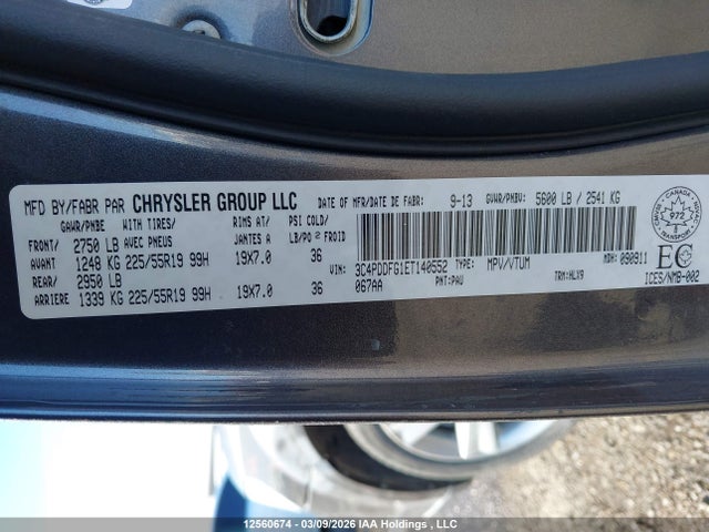 3C4PDDFG1ET140552 Dodge Journey R/t