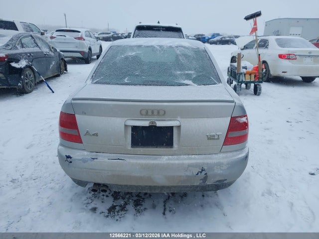 Продаж на аукціоні авто 2001 Audi A4 1.8t Quattro, vin: WAUDC68D31A104266, номер лоту: 12566221
