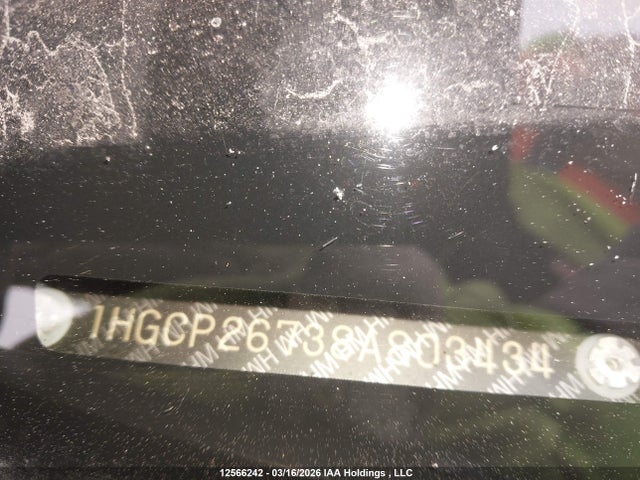 Продаж на аукціоні авто 2008 Honda Accord Ex, vin: 1HGCP26738A803434, номер лоту: 12566242