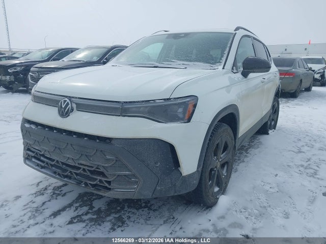 2025 Volkswagen Taos Comfortline Black Edition მანქანა იყიდება აუქციონზე, vin: 3VV2C7B20SM052852, აუქციონის ნომერი: 12566269