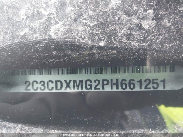 2C3CDXMG2PH661251 Dodge Charger Gt Awd