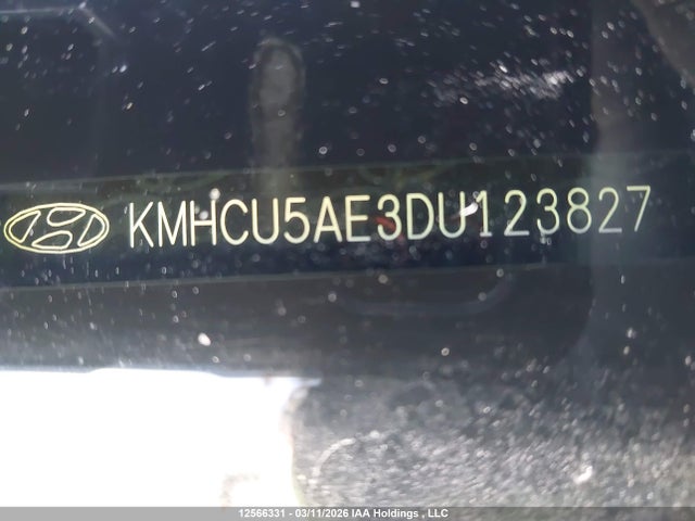 Aukcja sprzedaży 2013 Hyundai Accent Gls/se, vin: KMHCU5AE3DU123827, numer aukcji: 12566331