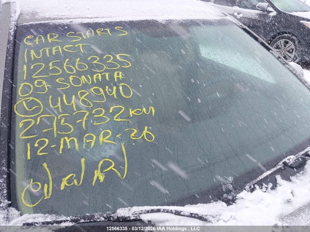 Продаж на аукціоні авто 2009 Hyundai Sonata Gls, vin: 5NPET46C99H448940, номер лоту: 12566335