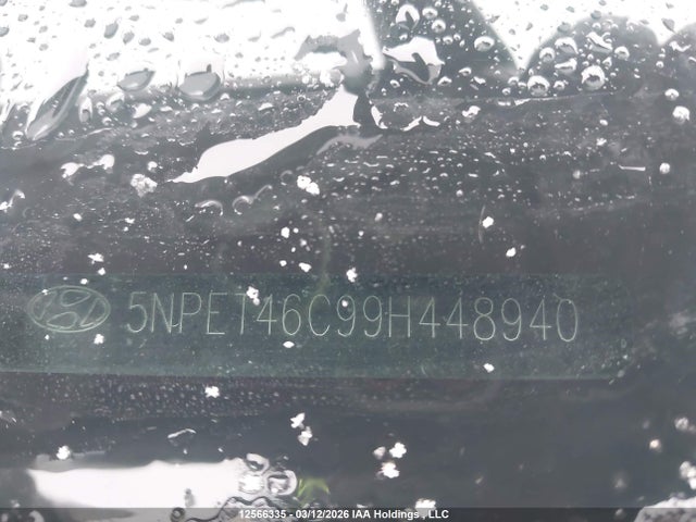 Продаж на аукціоні авто 2009 Hyundai Sonata Gls, vin: 5NPET46C99H448940, номер лоту: 12566335