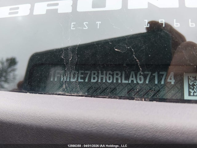 Ford Bronco Big Bend 2024 1FMDE7BH6RLA67174 Image 18