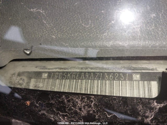 2010 Chevrolet Silverado 1500 მანქანა იყიდება აუქციონზე, vin: 1GCSKREA9AZ136231, აუქციონის ნომერი: 12566366
