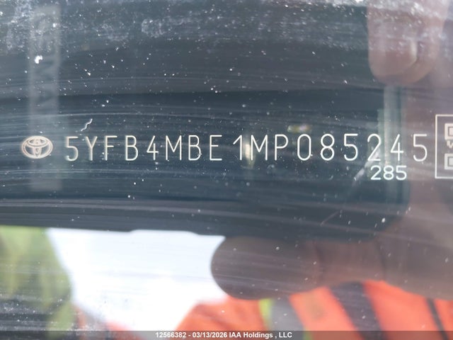 Aukcja sprzedaży 2021 Toyota Corolla Se, vin: 5YFB4MBE1MP085245, numer aukcji: 12566382