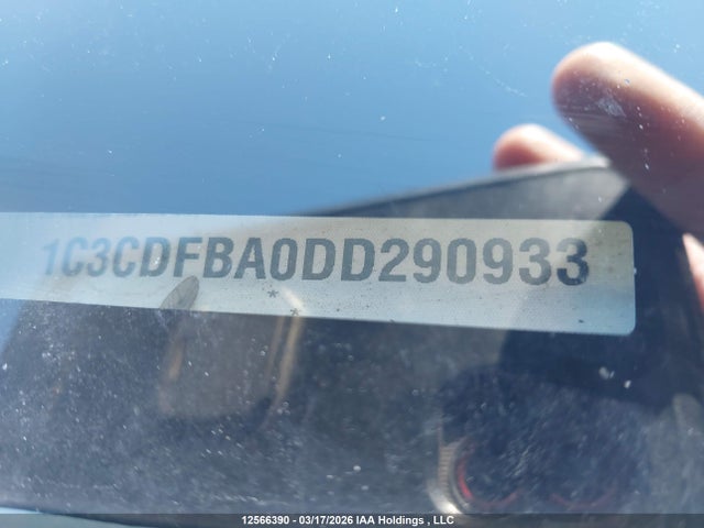 12566390 :رقم المزاد ، 1C3CDFBA0DD290933 vin ، 2013 Dodge Dart Sxt/rallye مزاد بيع