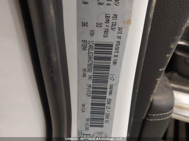 Aukcja sprzedaży 2017 Dodge Durango Citadel, vin: 1C4RDJEG0HC789302, numer aukcji: 12566414