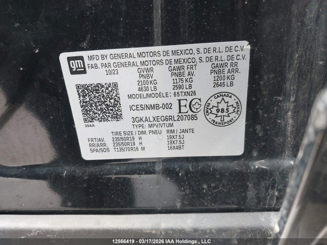 3GKALXEG6RL207085 GMC Terrain Denali