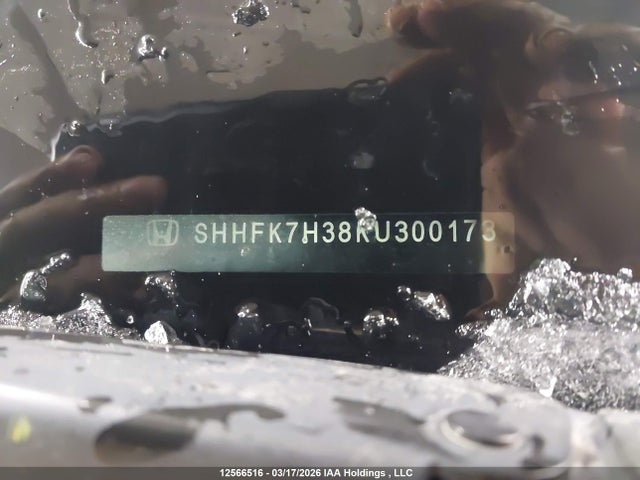 SHHFK7H38KU300173 Honda Civic Lx