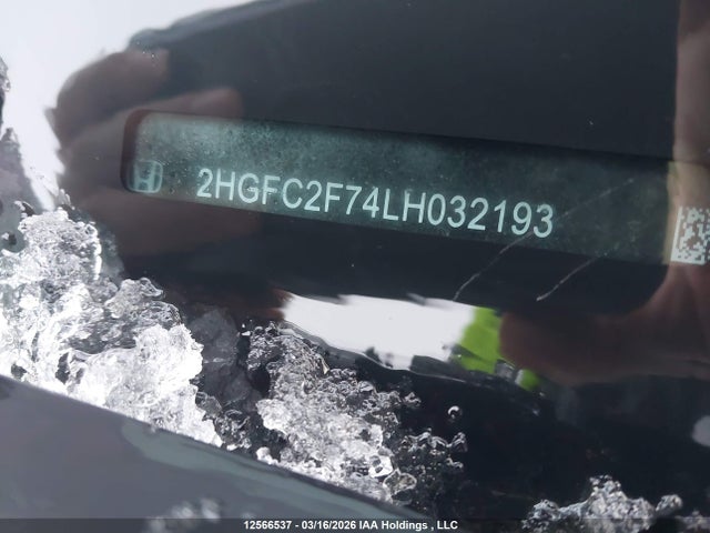 Aukcja sprzedaży 2020 Honda Civic, vin: 2HGFC2F74LH032193, numer aukcji: 12566537