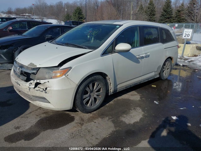 2014 Honda Odyssey Ex-l მანქანა იყიდება აუქციონზე, vin: 5FNRL5H6XEB503872, აუქციონის ნომერი: 12559372
