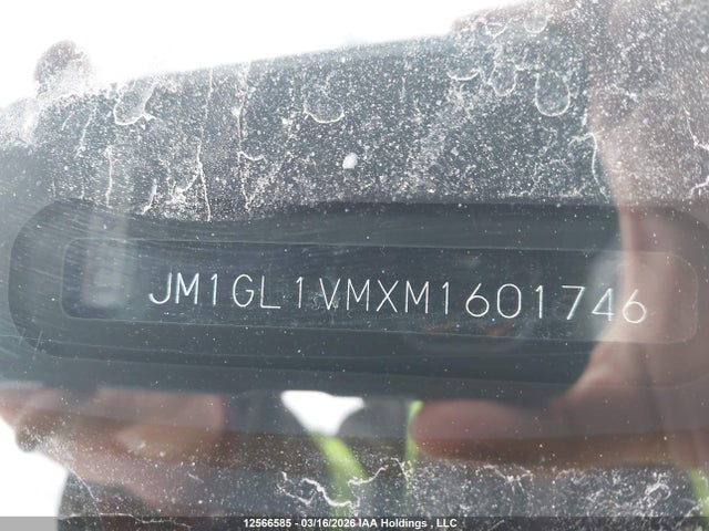 12566585 :رقم المزاد ، JM1GL1VMXM1601746 vin ، 2021 Mazda 6 Touring مزاد بيع