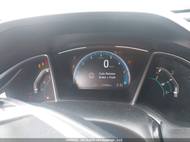 2019 Honda Civic Ex 4dr მანქანა იყიდება აუქციონზე, vin: 2HGFC2F79KH006168, აუქციონის ნომერი: 12566592