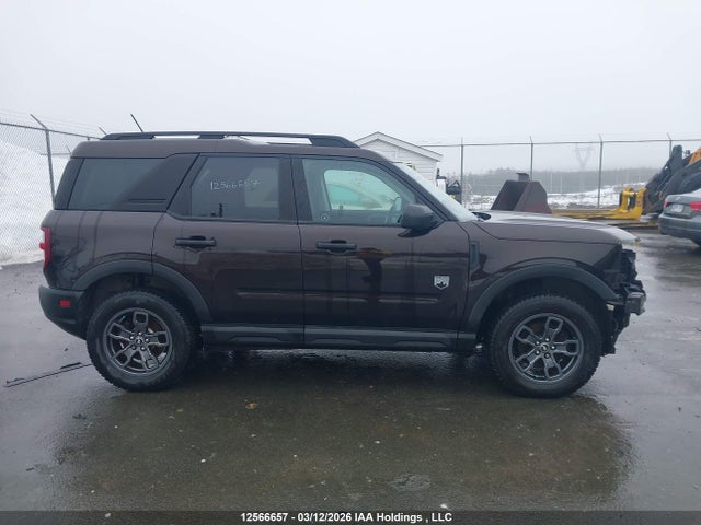 12566657 :رقم المزاد ، 3FMCR9B67MRA55023 vin ، 2021 Ford Bronco Sport Big Bend مزاد بيع