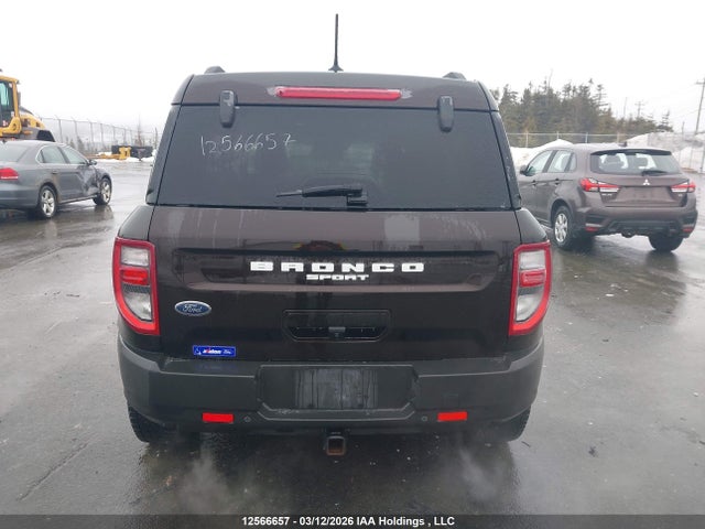 12566657 :رقم المزاد ، 3FMCR9B67MRA55023 vin ، 2021 Ford Bronco Sport Big Bend مزاد بيع