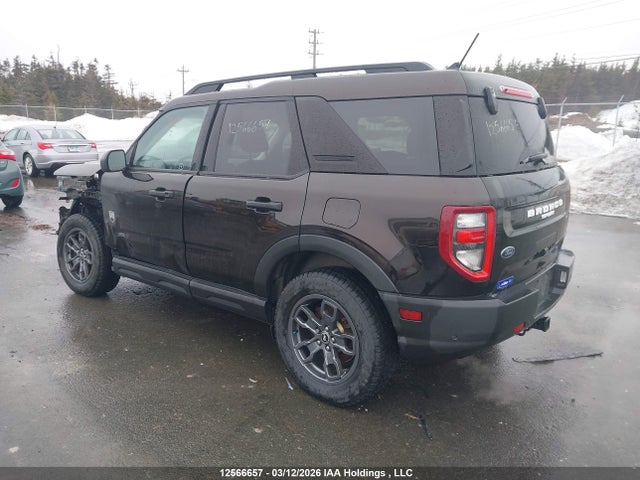 12566657 :رقم المزاد ، 3FMCR9B67MRA55023 vin ، 2021 Ford Bronco Sport Big Bend مزاد بيع