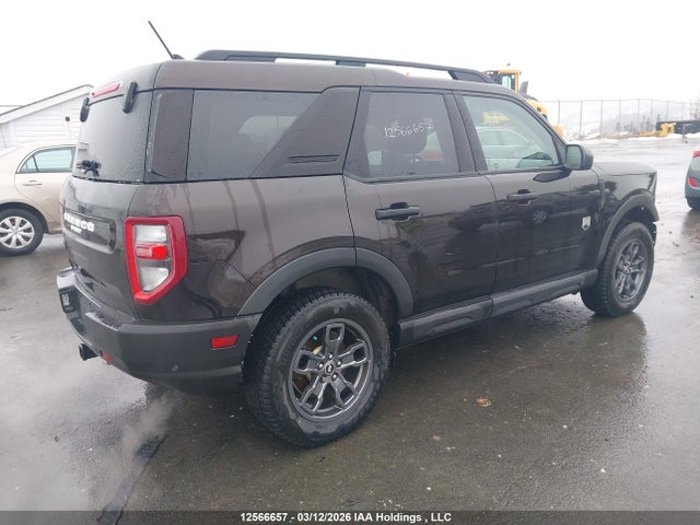 12566657 :رقم المزاد ، 3FMCR9B67MRA55023 vin ، 2021 Ford Bronco Sport Big Bend مزاد بيع