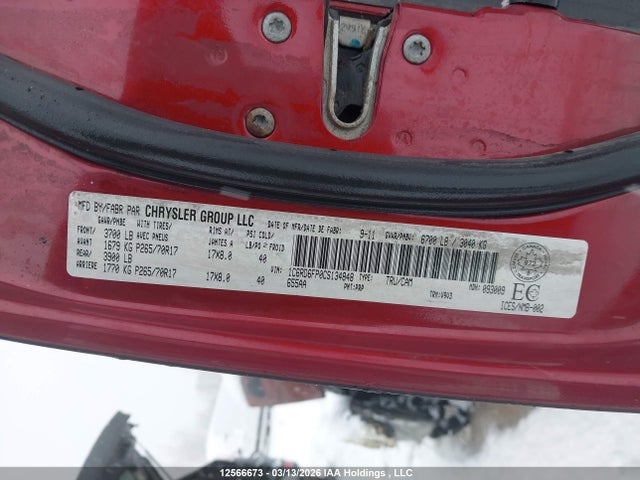 Aukcja sprzedaży 2012 Dodge Ram 1500 St, vin: 1C6RD6FP0CS134848, numer aukcji: 12566673
