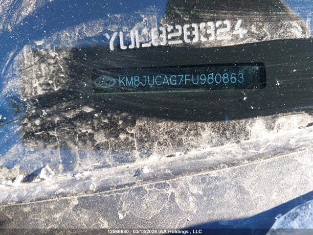 12566680 :رقم المزاد ، KM8JUCAG7FU980863 vin ، 2015 Hyundai Tucson Limited مزاد بيع