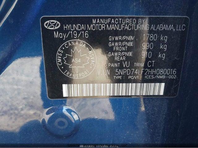 Продаж на аукціоні авто 2017 Hyundai Elantra Le, vin: 5NPD74LF2HH080016, номер лоту: 12566796