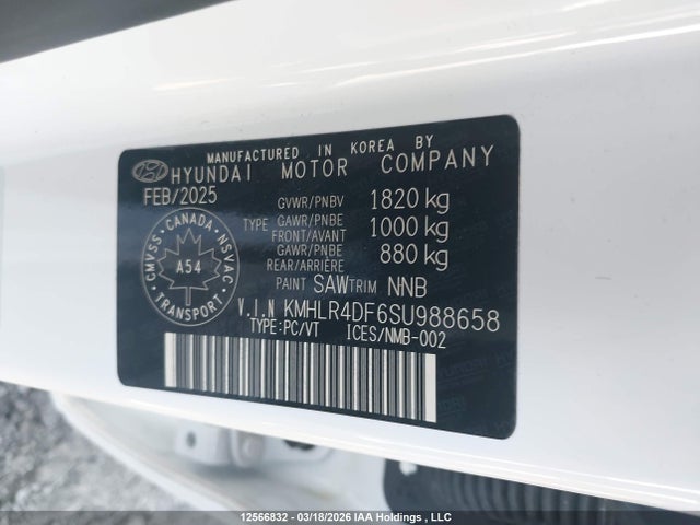 Aukcja sprzedaży 2025 Hyundai Elantra N Line Ultimate, vin: KMHLR4DF6SU988658, numer aukcji: 12566832