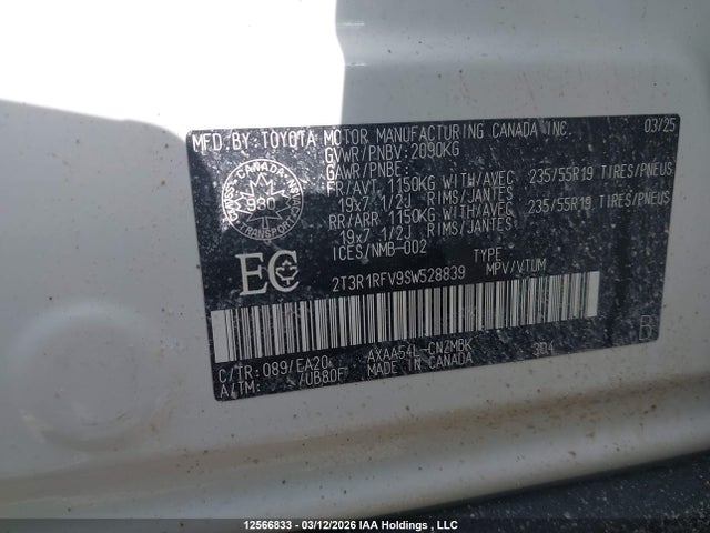 2T3R1RFV9SW528839 Toyota RAV4
