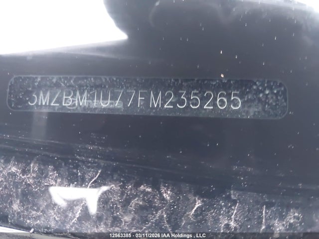 Продажа на аукционе авто 2015 Mazda Mazda3 Gx, vin: 3MZBM1U77FM235265, номер лота: 12563385