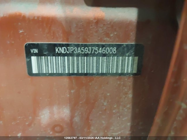 12563797 :رقم المزاد ، KNDJP3A59J7546008 vin ، 2018 Kia Soul Ex/ex Premium/ex Tech/ex+ مزاد بيع
