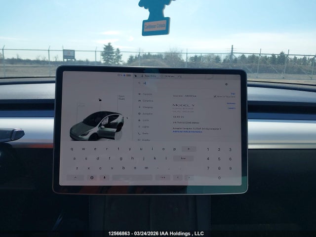 12566863 :رقم المزاد ، 7SAYGDEE6NF368432 vin ، 2022 Tesla Model Y Long Range مزاد بيع