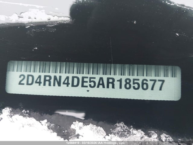 Aukcja sprzedaży 2010 Dodge Grand Caravan Se, vin: 2D4RN4DE5AR185677, numer aukcji: 12566919
