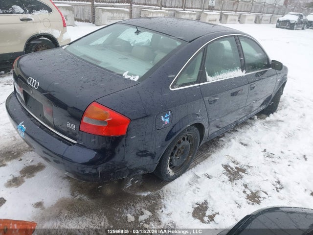 2001 Audi A6 მანქანა იყიდება აუქციონზე, vin: WAUEH64B11N051103, აუქციონის ნომერი: 12566935