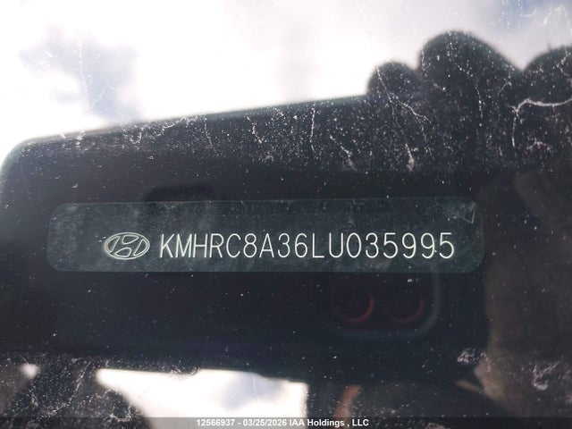 12566937 :رقم المزاد ، KMHRC8A36LU035995 vin ، 2020 Hyundai Venue Preferred مزاد بيع