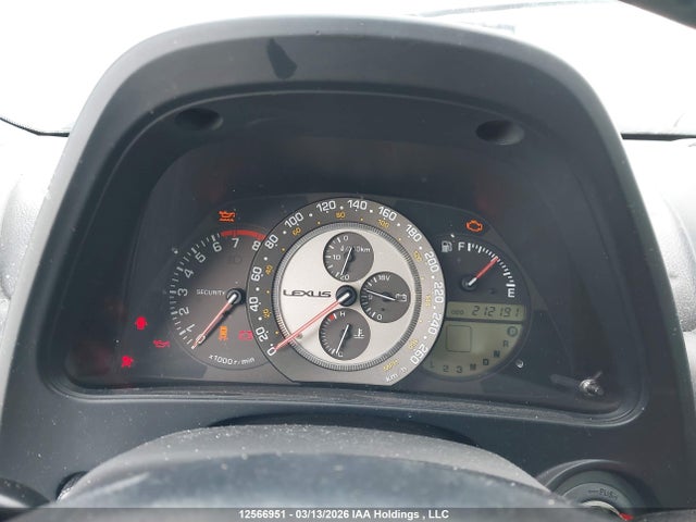 12566951 :رقم المزاد ، JTHBD192230073171 vin ، 2003 Lexus Is 300 Base W/5-speed Auto/base W/5-speed Manual مزاد بيع