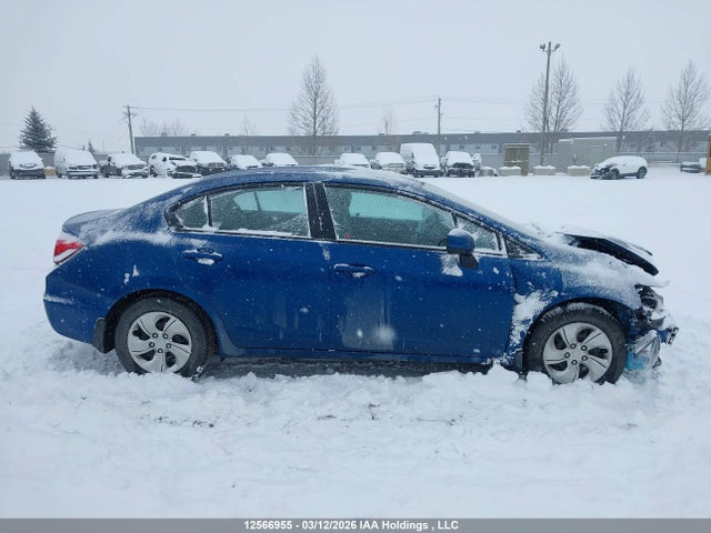2013 Honda Civic Lx მანქანა იყიდება აუქციონზე, vin: 2HGFB2F47DH037799, აუქციონის ნომერი: 12566955