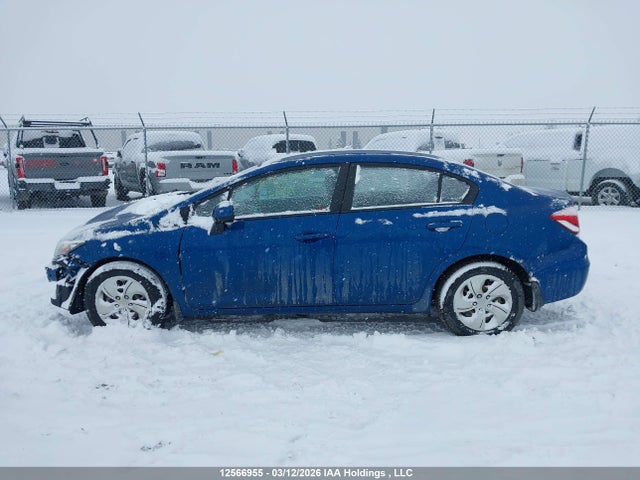 2013 Honda Civic Lx მანქანა იყიდება აუქციონზე, vin: 2HGFB2F47DH037799, აუქციონის ნომერი: 12566955